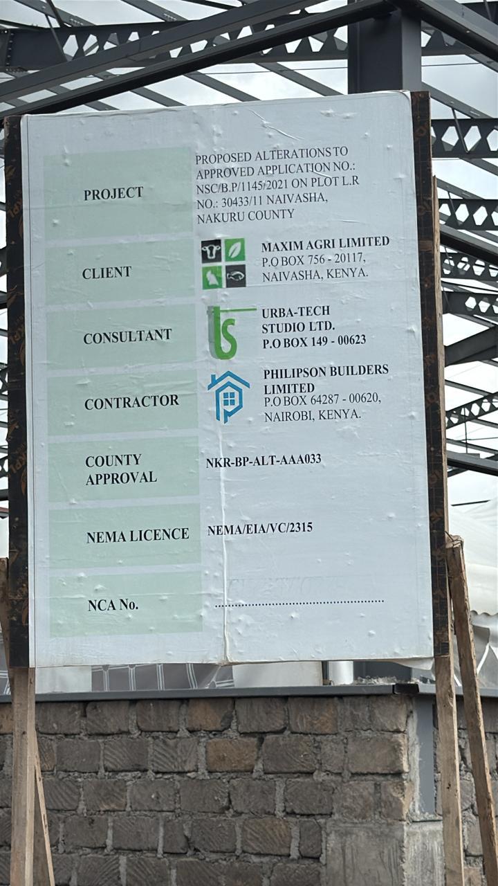 Project information board